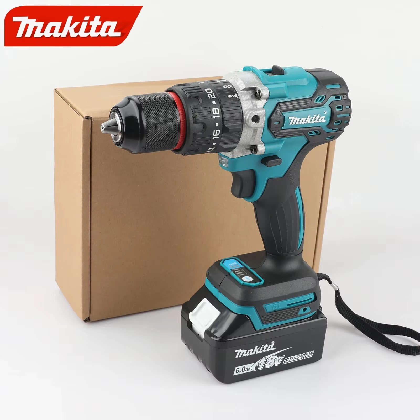 ชุดเครื่องมือไฟฟ้าไร้สาย Makit - Makita Drill Ddf484 บทวิจารณ์และราคา