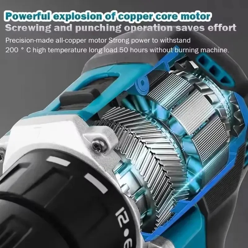 ชุดเครื่องมือไฟฟ้าไร้สาย Makit - Makita Drill Ddf484 บทวิจารณ์และราคา