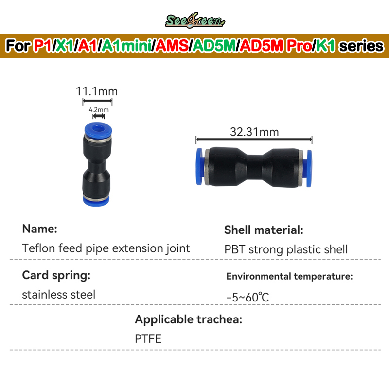 1/2/3pcs 3D เครื่องพิมพ์ PTFE  - Ptfe Tape Thread บทวิจารณ์และราคา