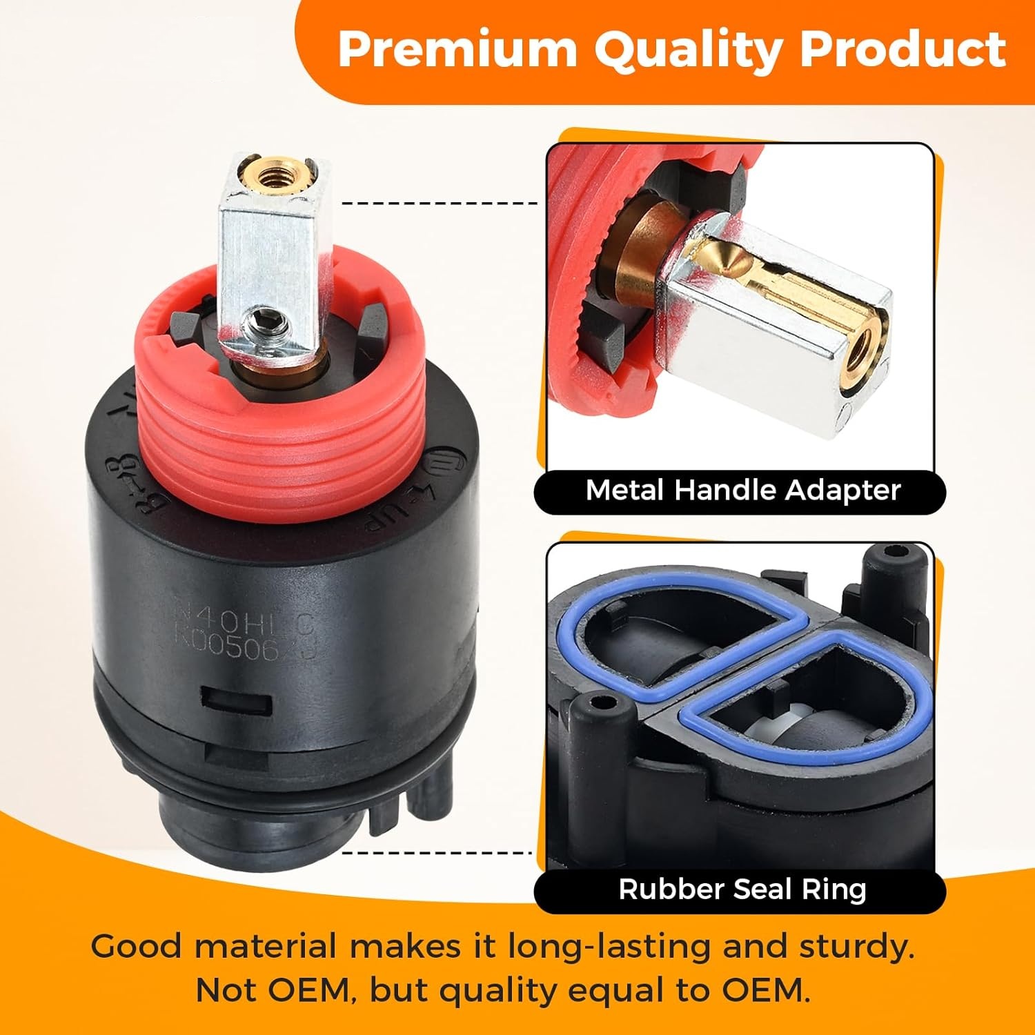 ไส้กรองฝักบัว N40HLC แบบ F ขนา - Shower Valve Cartridge บทวิจารณ์และราคา