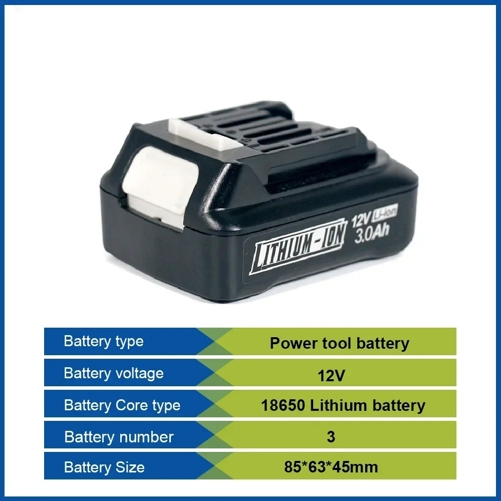 แบตเตอรี่ลิเธียมแบบชาร์จได้ 12 - Makita Drill Hp1640 บทวิจารณ์และราคา