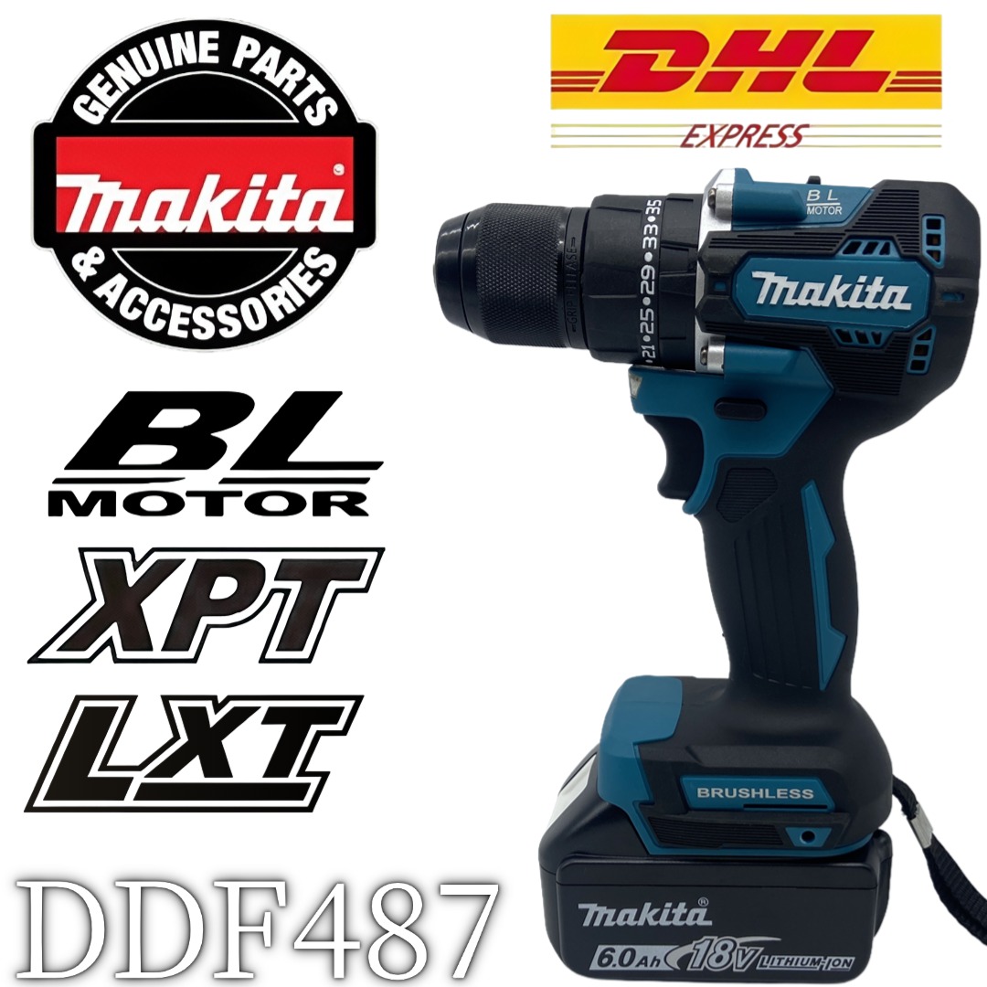 ระดับมืออาชีพ 🏆   สว่านไขควงไร - Makita Drill Ddf484 บทวิจารณ์และราคา